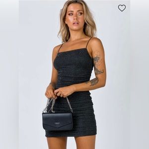 Princess Polly Reeva Mini Dress in Black